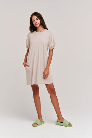 KESHA PUFF SLEEVE DRESS - Velvet Staging 2.0