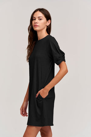 KESHA PUFF SLEEVE DRESS - Velvet Staging 2.0