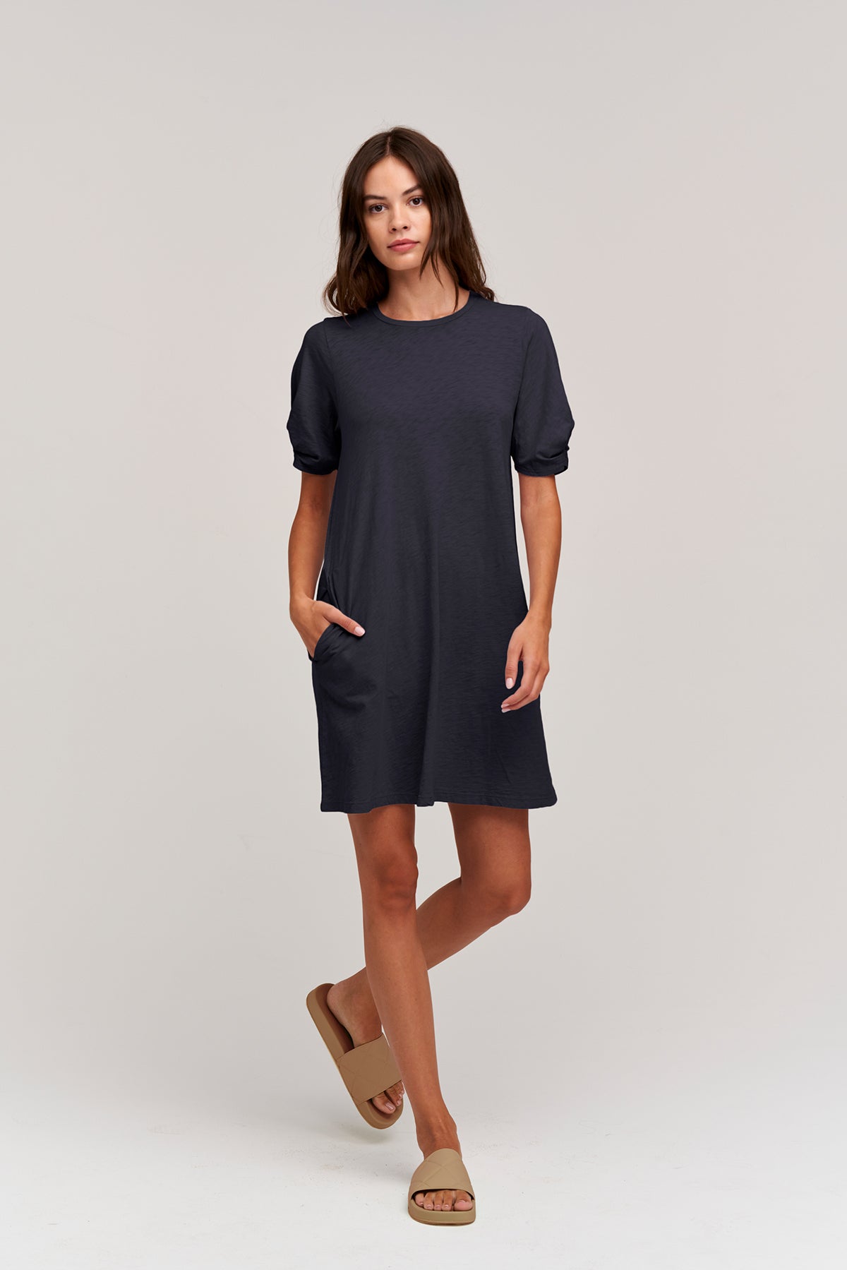 KESHA PUFF SLEEVE DRESS - Velvet Staging 2.0