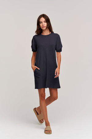 KESHA PUFF SLEEVE DRESS - Velvet Staging 2.0