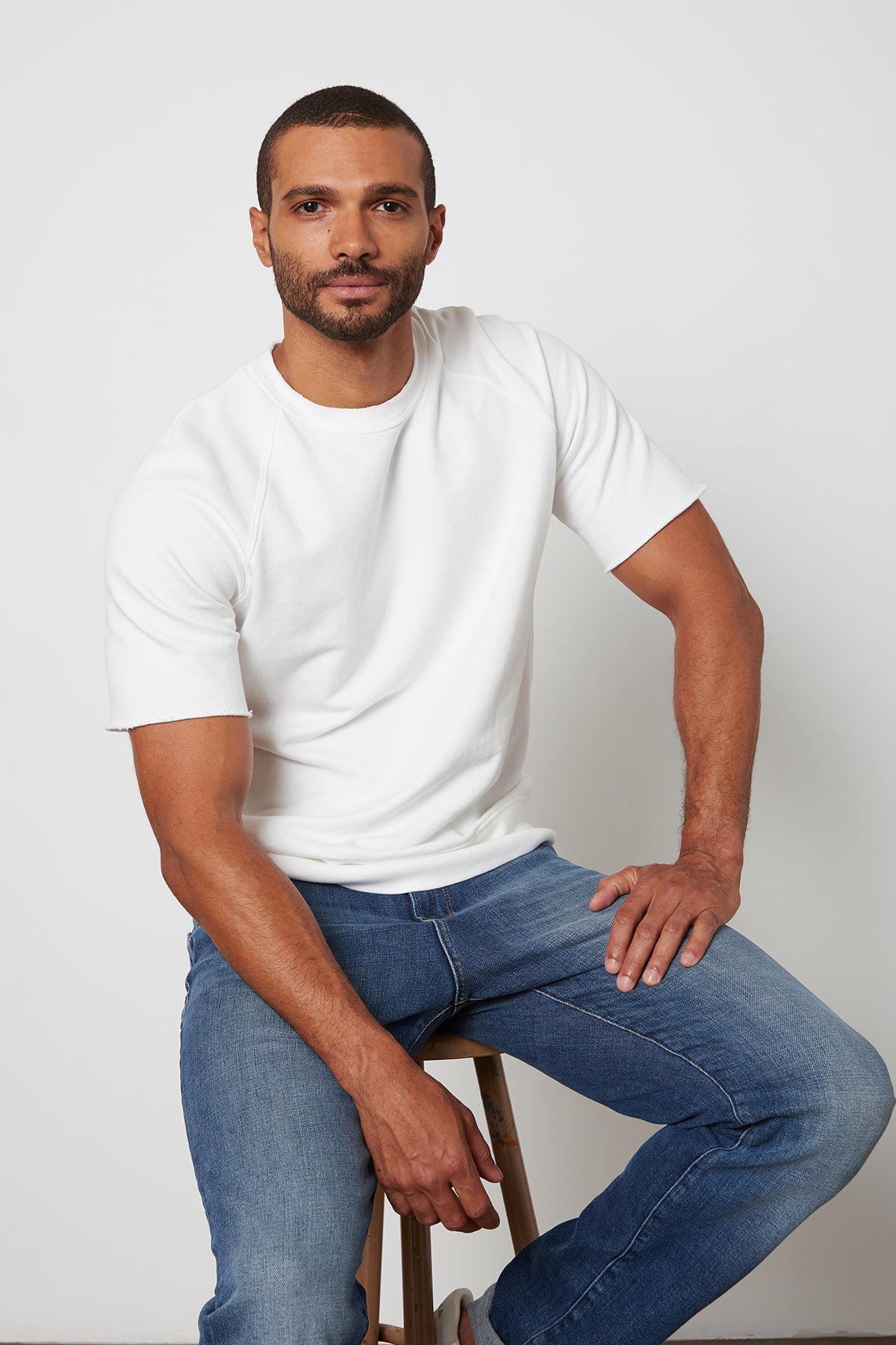 KEYON FRENCH TERRY SWEATSHIRT - Velvet Staging 2.0-26916204544196