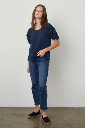 KIERA PUFF SLEEVE TEE - Velvet Staging 2.0