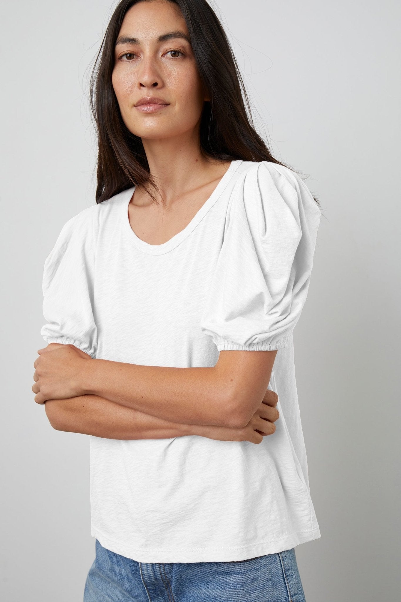 KIERA PUFF SLEEVE TEE - Velvet Staging 2.0