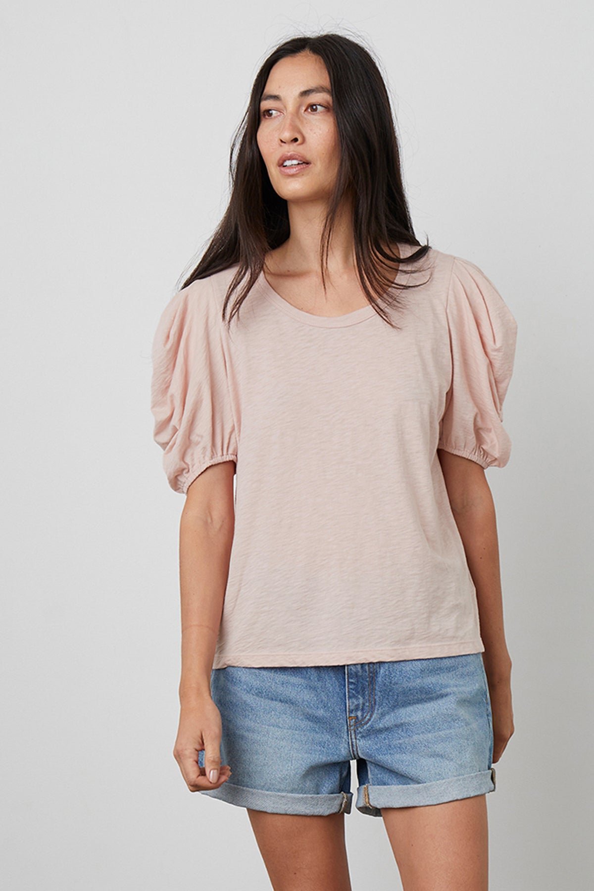 KIERA PUFF SLEEVE TEE - Velvet Staging 2.0-26916205134020
