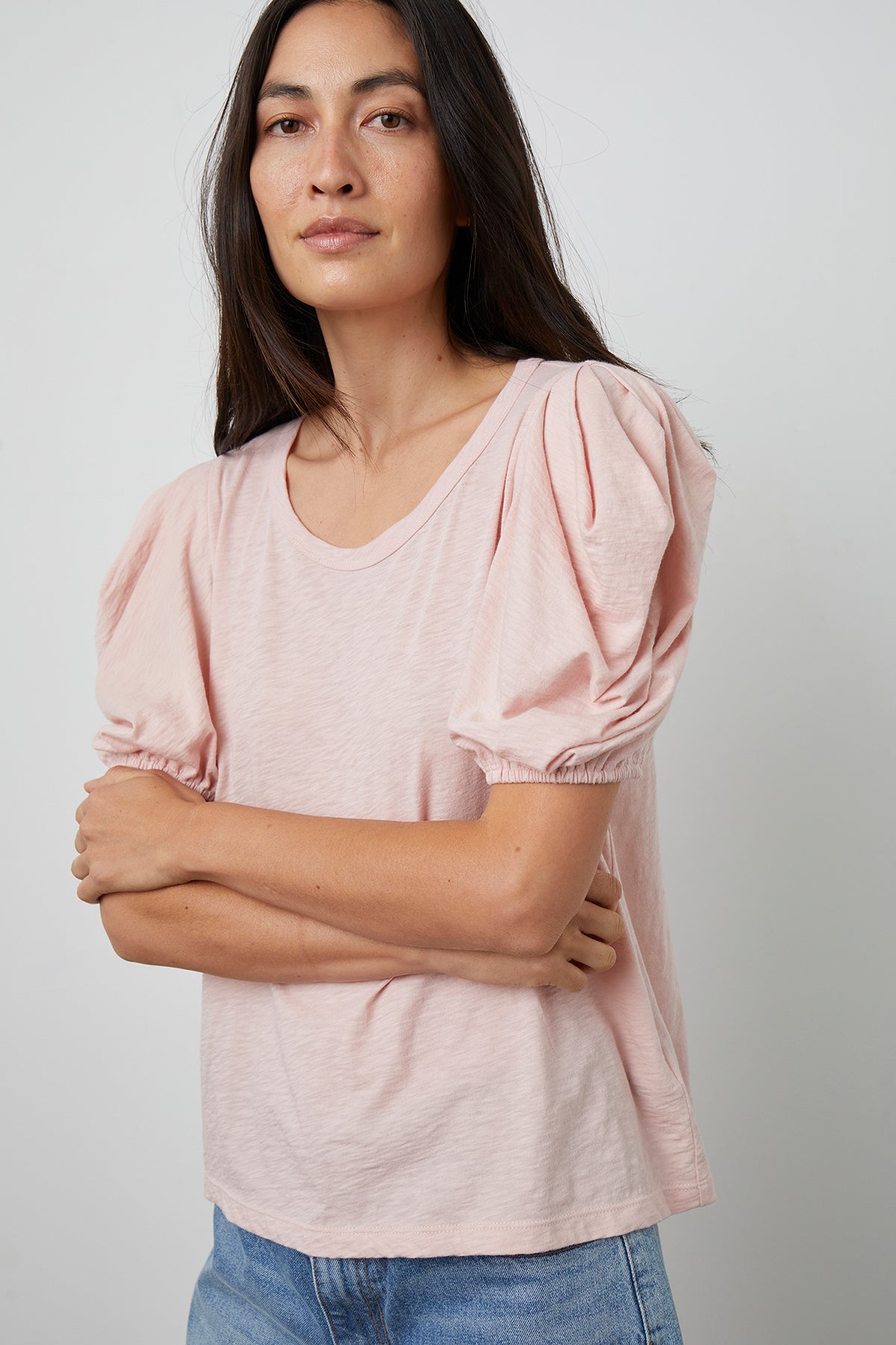   KIERA PUFF SLEEVE TEE - Velvet Staging 2.0 