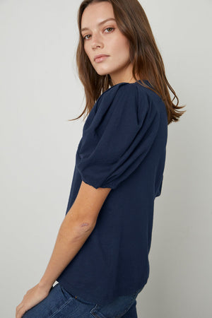 KIERA PUFF SLEEVE TEE - Velvet Staging 2.0