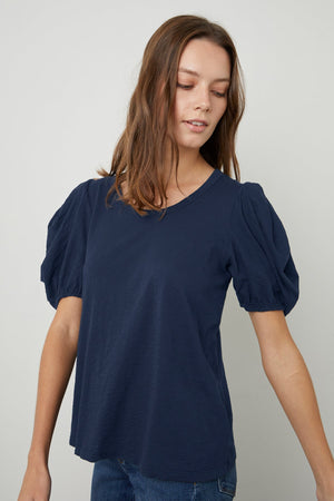 KIERA PUFF SLEEVE TEE - Velvet Staging 2.0