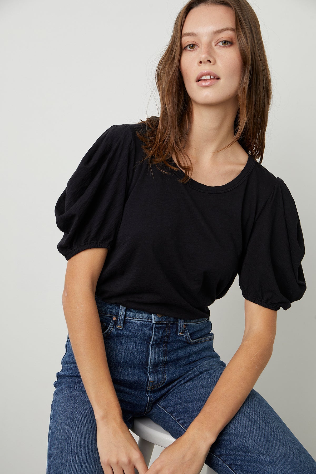   KIERA PUFF SLEEVE TEE - Velvet Staging 2.0 