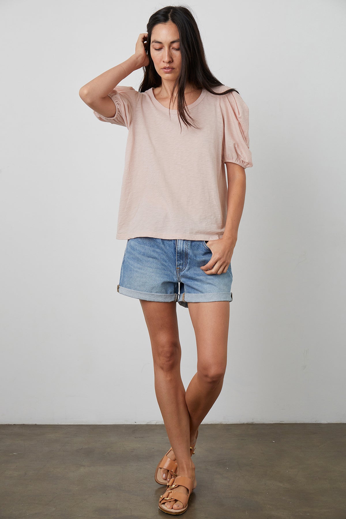 KIERA PUFF SLEEVE TEE - Velvet Staging 2.0-26916205166788