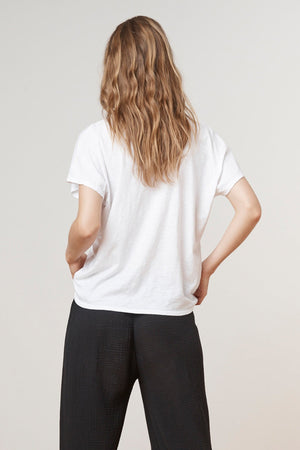 KIKI COTTON SLUB CREW TEE - Velvet Staging 2.0