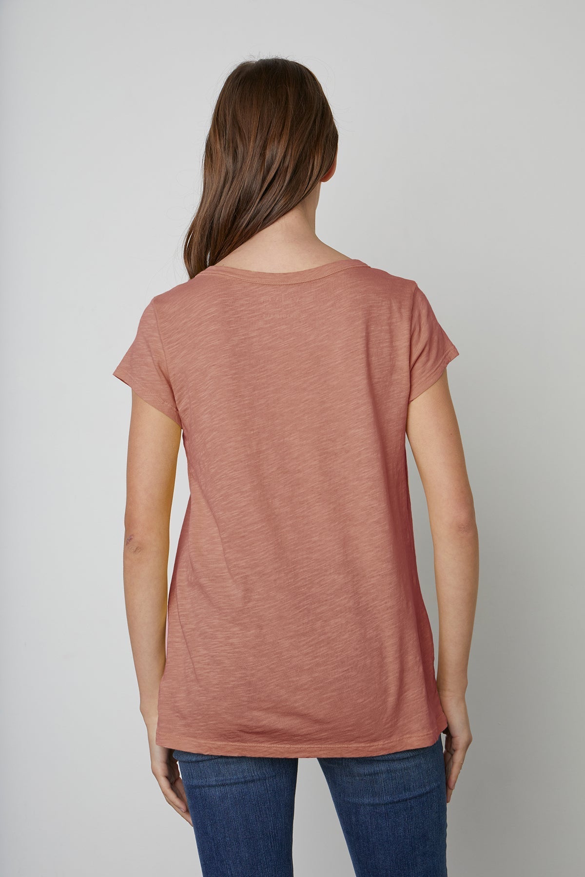   KIRA ORIGINAL SLUB SCOOP NECK TEE - Velvet Staging 2.0 