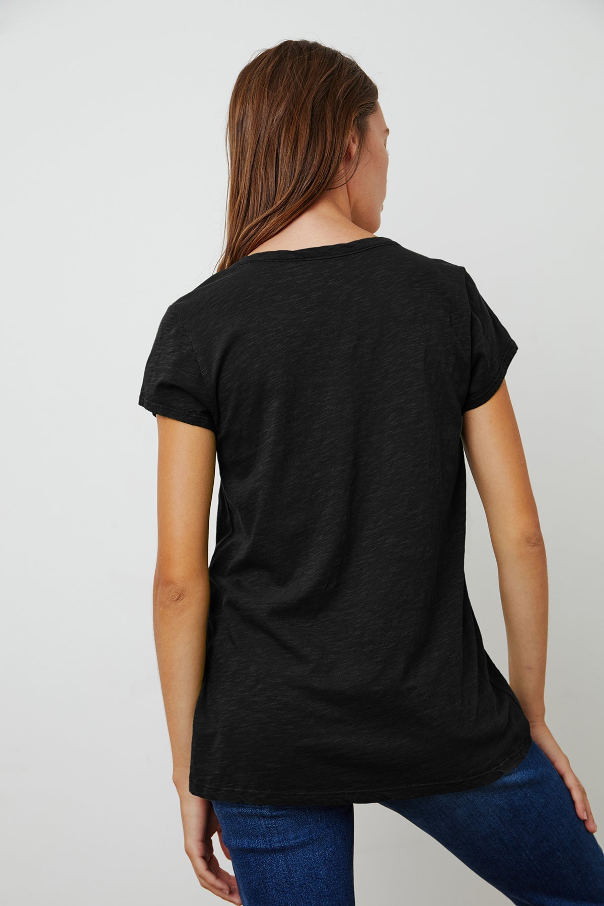   KIRA ORIGINAL SLUB SCOOP NECK TEE - Velvet Staging 2.0 