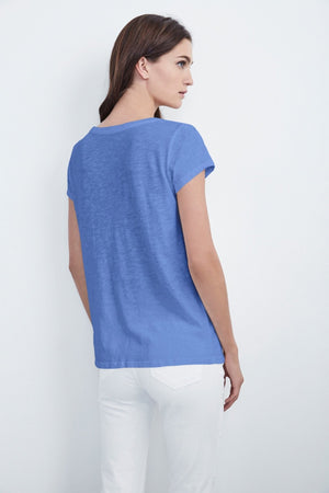 KIRA ORIGINAL SLUB SCOOP NECK TEE - Velvet Staging 2.0