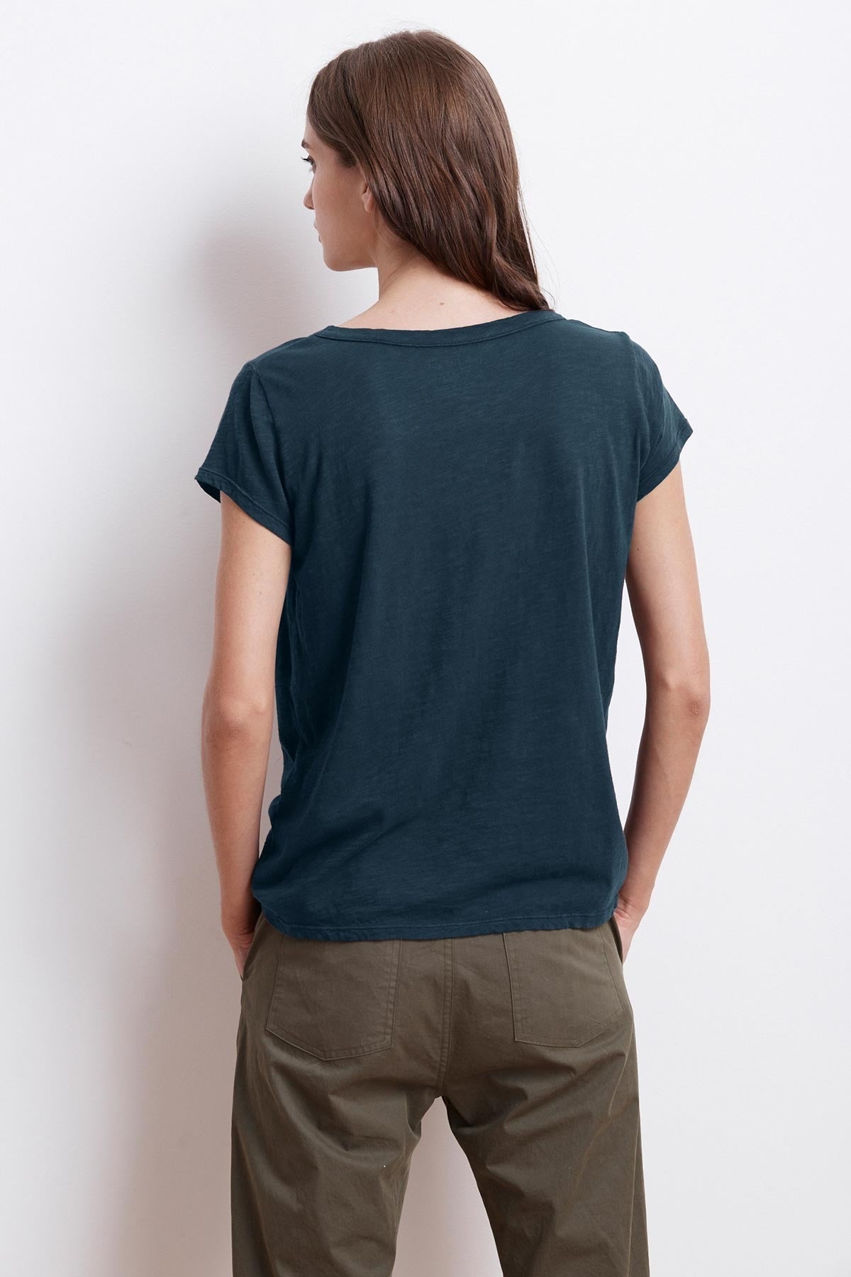   KIRA ORIGINAL SLUB SCOOP NECK TEE - Velvet Staging 2.0 