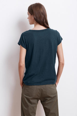 KIRA ORIGINAL SLUB SCOOP NECK TEE - Velvet Staging 2.0