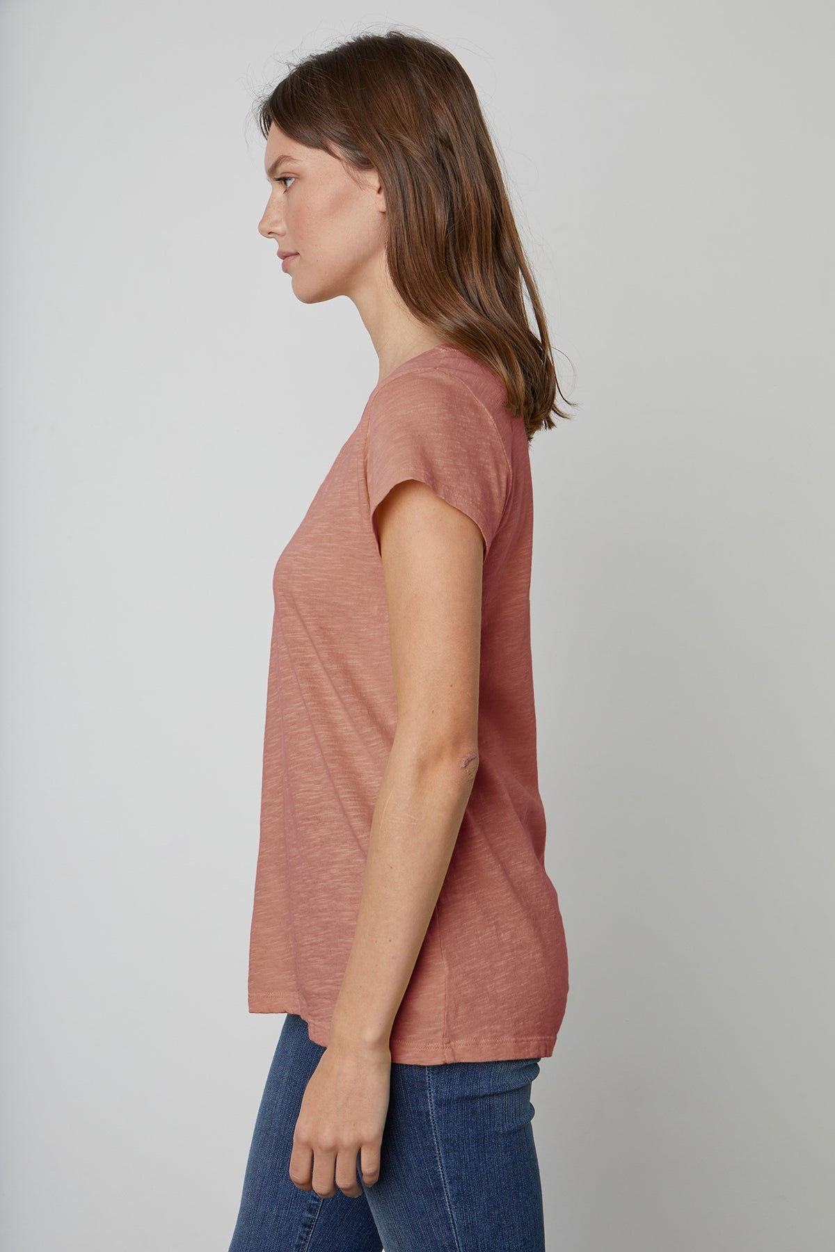   KIRA ORIGINAL SLUB SCOOP NECK TEE - Velvet Staging 2.0 