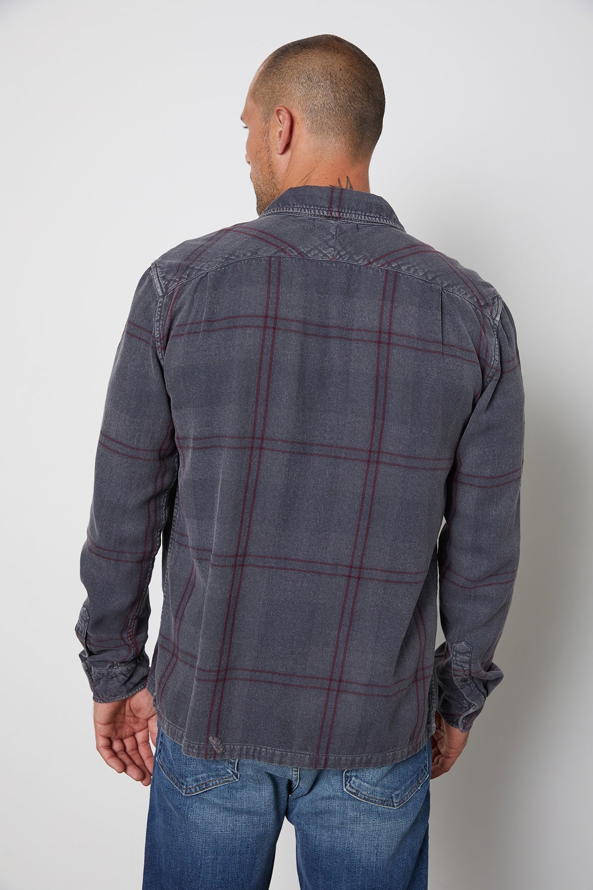 KIRK PLAID BUTTON-UP SHIRT - Velvet Staging 2.0