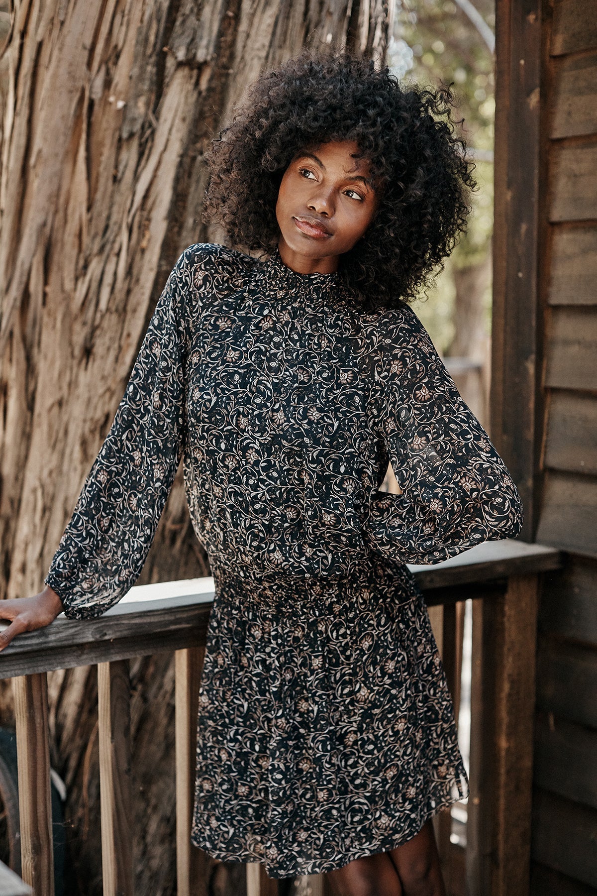 KIRSTEN PRINTED DRESS - Velvet Staging 2.0