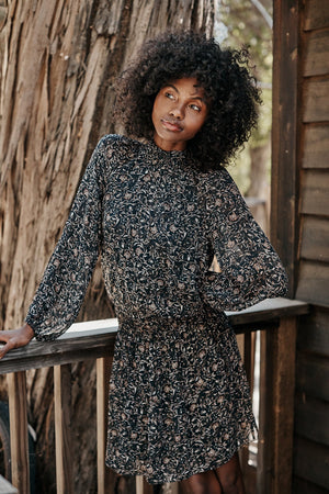 KIRSTEN PRINTED DRESS - Velvet Staging 2.0