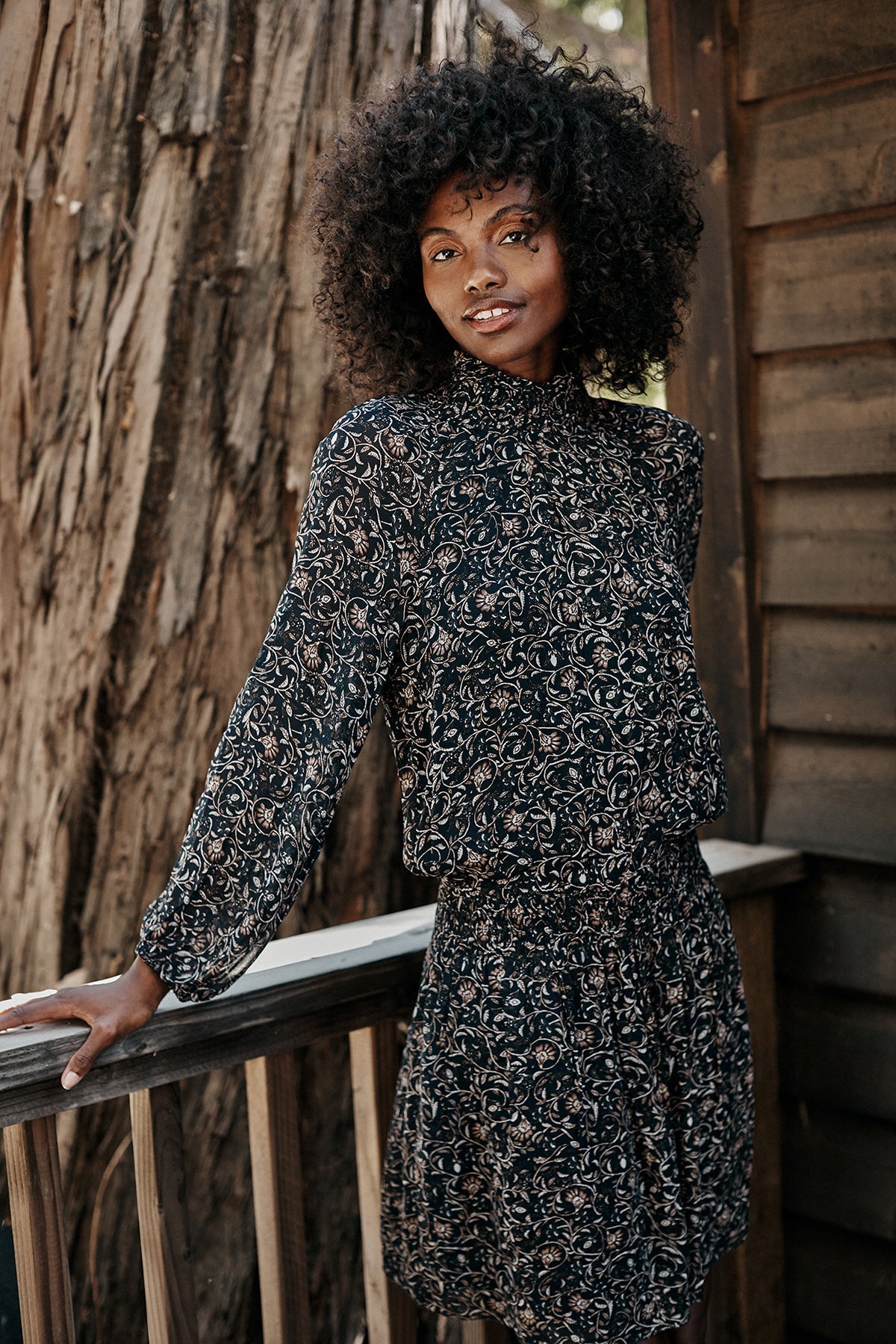 KIRSTEN PRINTED DRESS - Velvet Staging 2.0