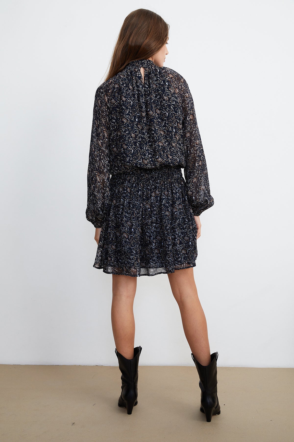 KIRSTEN PRINTED DRESS - Velvet Staging 2.0-26916207165636
