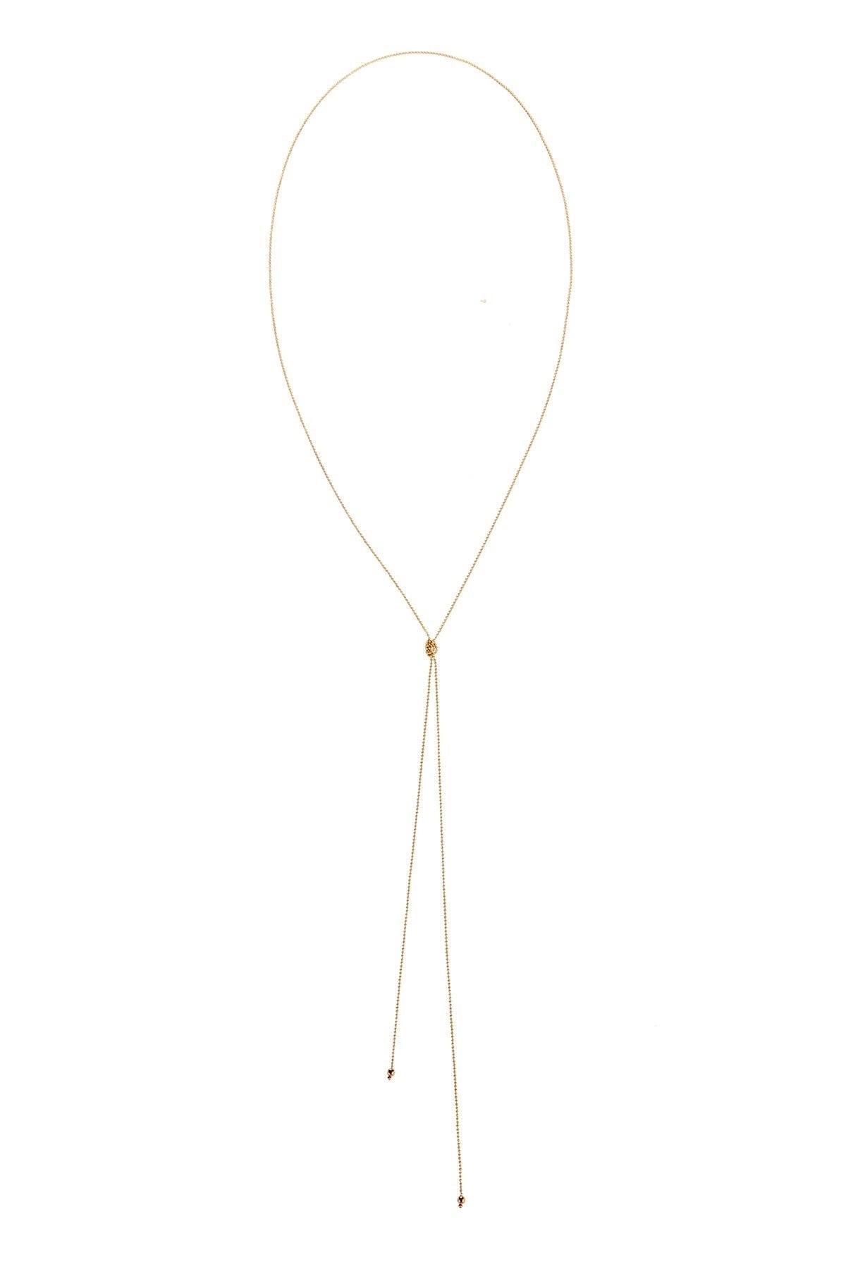 KNOT BALL CHAIN NECKLACE by MARA CARRIZO SCALISE - Velvet Staging 2.0-26916206313668