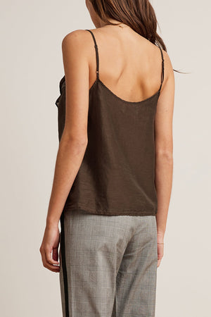 KORI SILK COTTON VOILE RUFFLE CAMI TANK - Velvet Staging 2.0