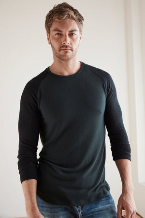 KYE RAGLAN COZY JERSEY KNIT SHIRT - Velvet Staging 2.0