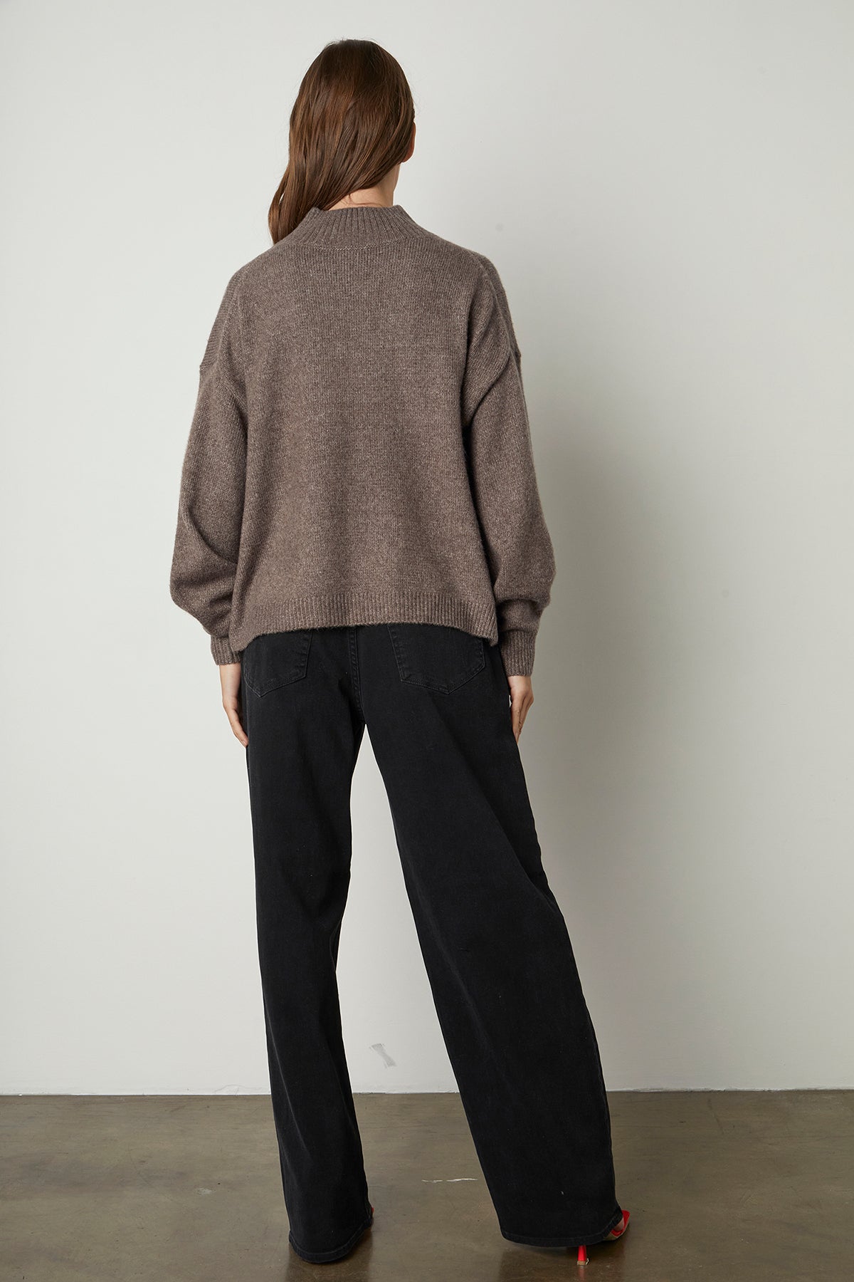 LAINE MOCK NECK SWEATER - Velvet Staging 2.0