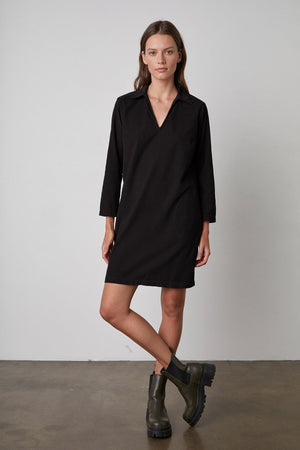 LANA CORDUROY SHIRT DRESS - Velvet Staging 2.0