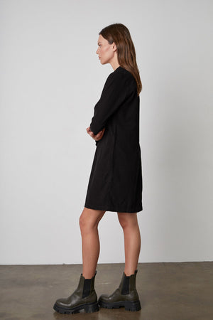 LANA CORDUROY SHIRT DRESS - Velvet Staging 2.0