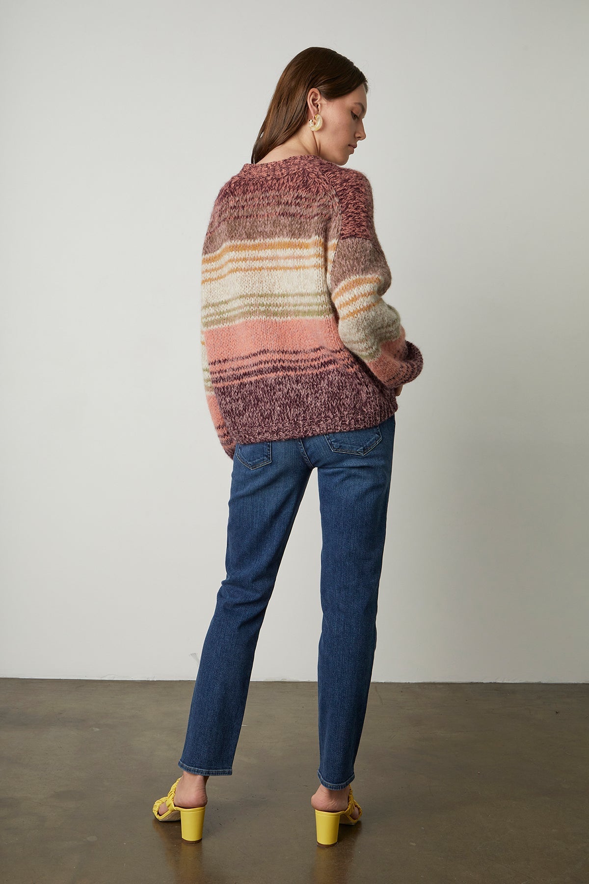 LARA STRIPED BUTTON FRONT CARDIGAN - Velvet Staging 2.0-26916210081988