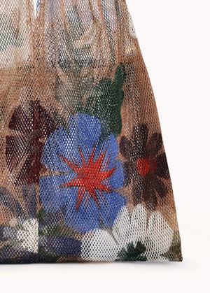 LARGE FLORAL PRINT MESH TOTE BY EPICE - Velvet Staging 2.0
