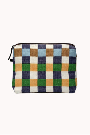 LARGE GINGHAM LINEN POUCH BY EPICE - Velvet Staging 2.0