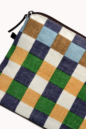 LARGE GINGHAM LINEN POUCH BY EPICE - Velvet Staging 2.0