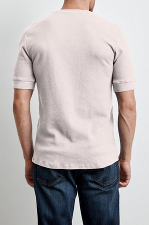 LARRY THERMAL KNIT HENLEY - Velvet Staging 2.0