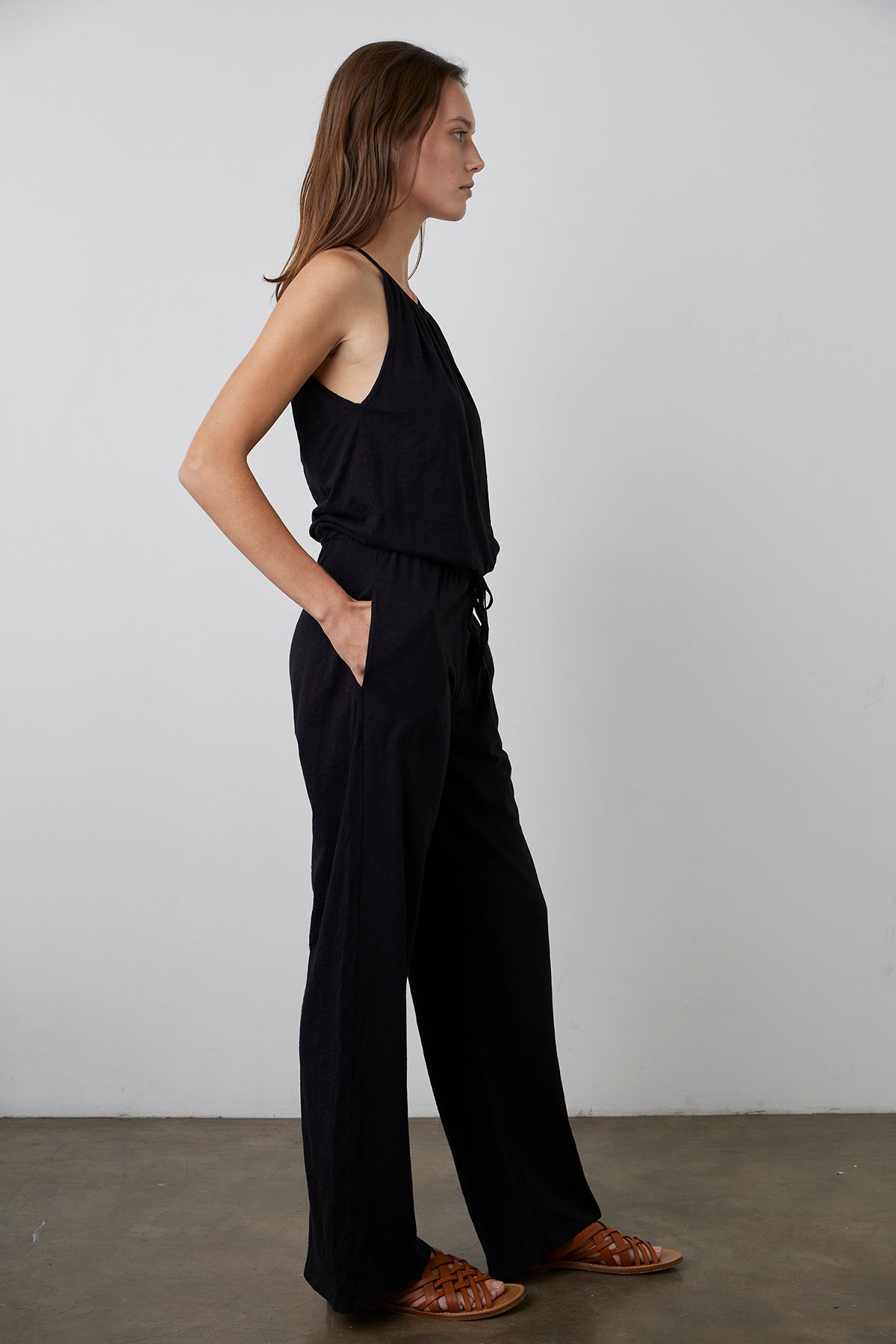 LAURA HALTER JUMPSUIT - Velvet Staging 2.0