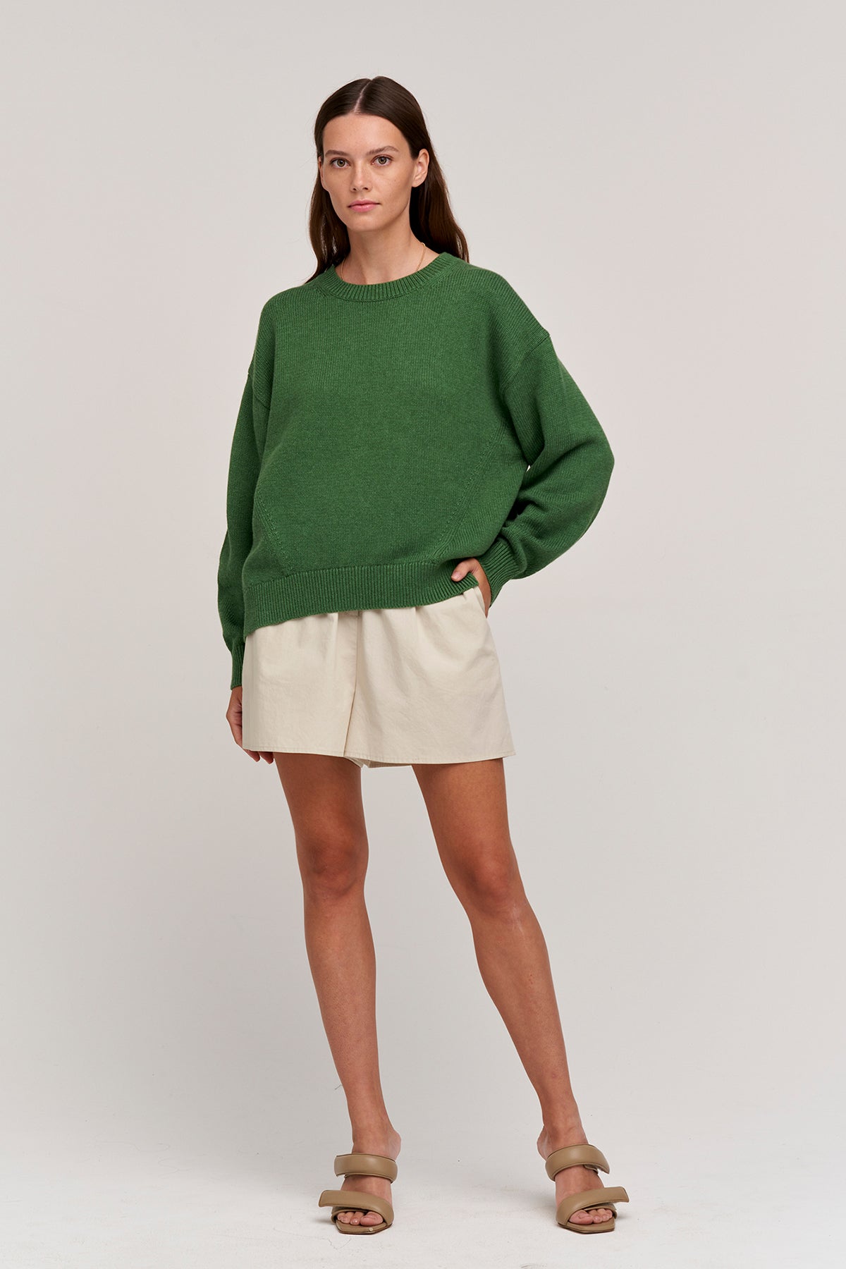 LAUREN CREW NECK SWEATER - Velvet Staging 2.0-26916216963268
