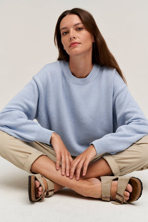 LAUREN CREW NECK SWEATER - Velvet Staging 2.0