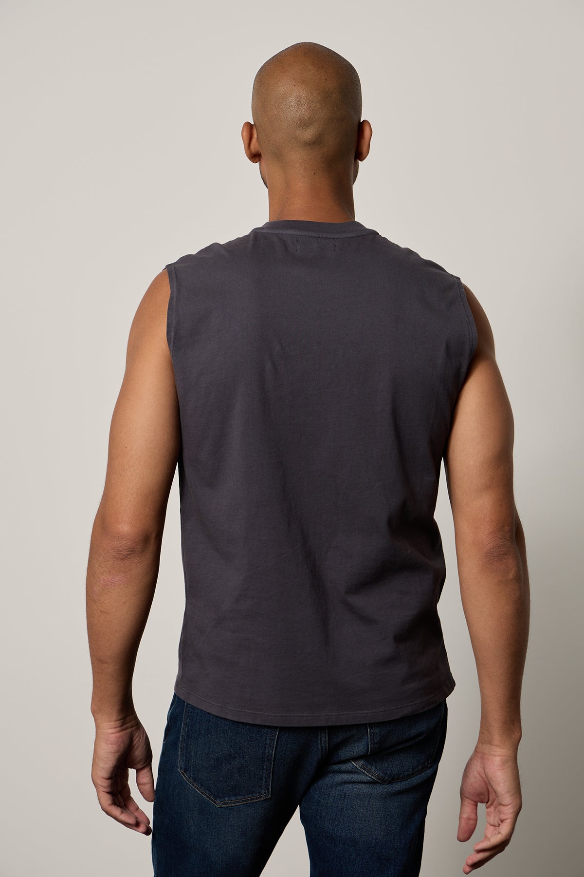   LAYNE CREW NECK MUSCLE TEE - Velvet Staging 2.0 