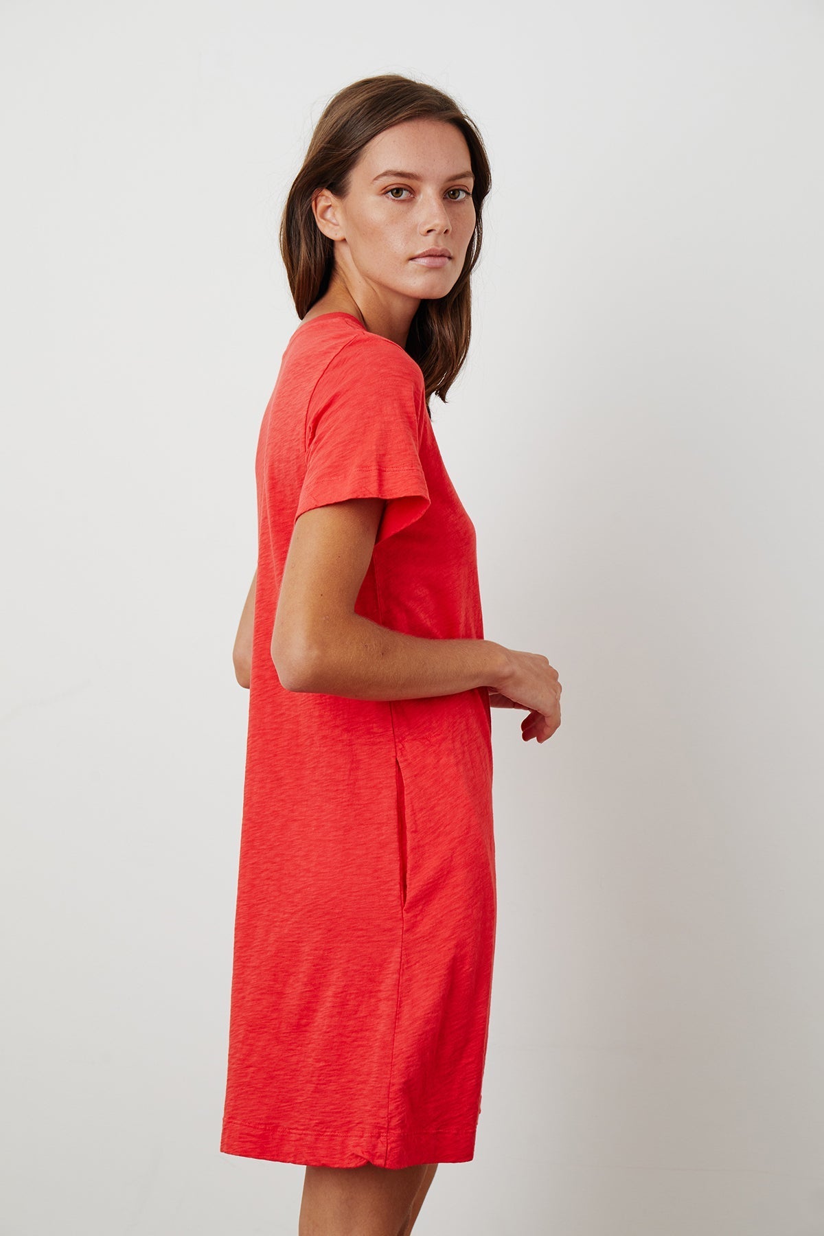 LEIGH COTTON SLUB DRESS - Velvet Staging 2.0