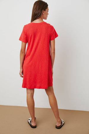 LEIGH COTTON SLUB DRESS - Velvet Staging 2.0