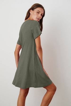 LEIGH COTTON SLUB DRESS - Velvet Staging 2.0