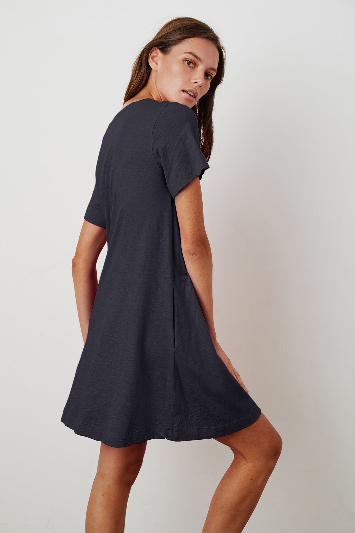 LEIGH COTTON SLUB DRESS - Velvet Staging 2.0