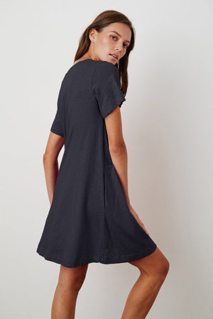 LEIGH COTTON SLUB DRESS - Velvet Staging 2.0