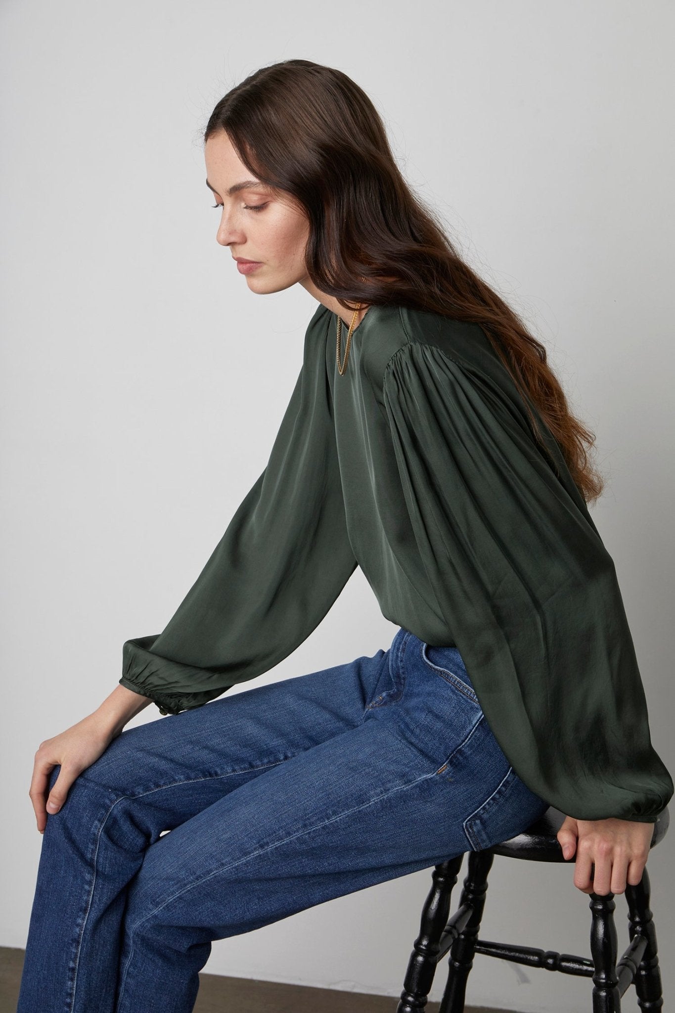LEILA PUFF SLEEVE BLOUSE - Velvet Staging 2.0