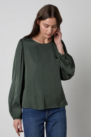 LEILA PUFF SLEEVE BLOUSE - Velvet Staging 2.0