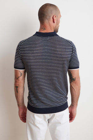 LEON STRIPED POLO - Velvet Staging 2.0