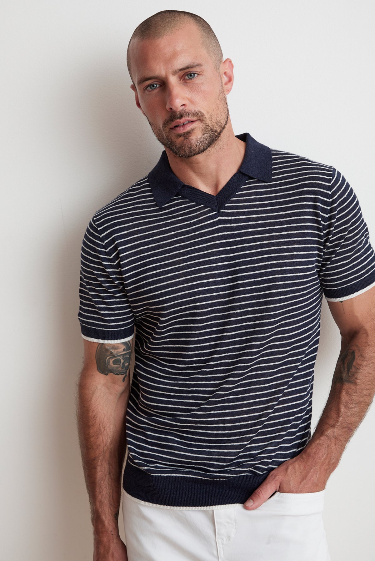 LEON STRIPED POLO - Velvet Staging 2.0-26916214210756