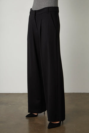 LEONA WIDE LEG PONTI PANT - Velvet Staging 2.0